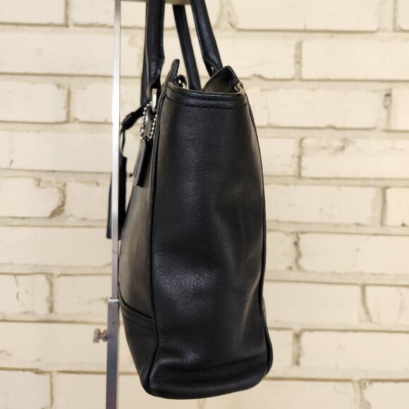 Coach Legacy Tanner Black Leather Y2K Shoulder Bag Purse - Picture 4 of 13